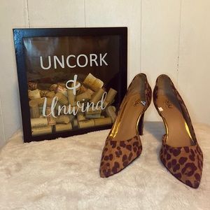 Mossimo leopard print heels